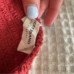 Lucky Brand Terracotta Knit Top